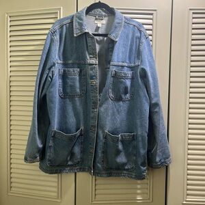 Topshop Denim Chore Coat jacket